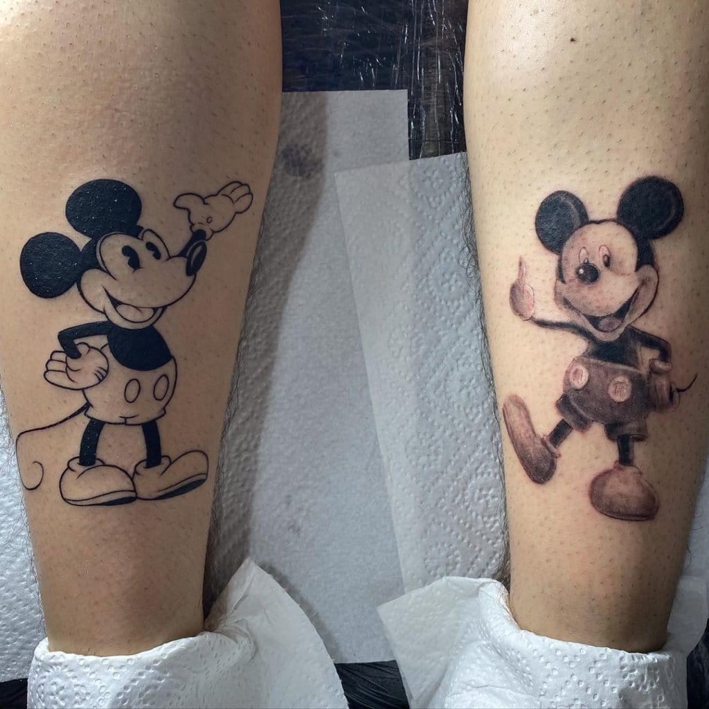 mickey mouse tattoo