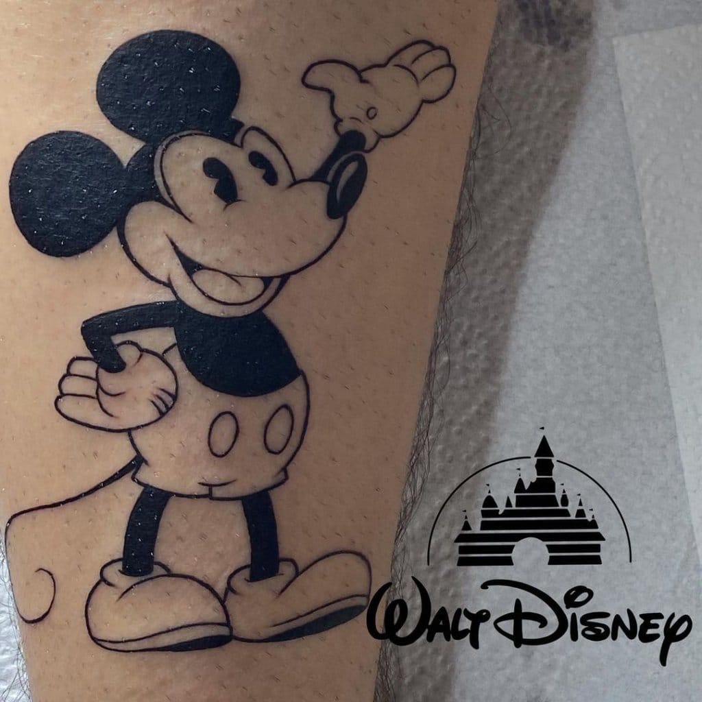 mickey mouse tattoo