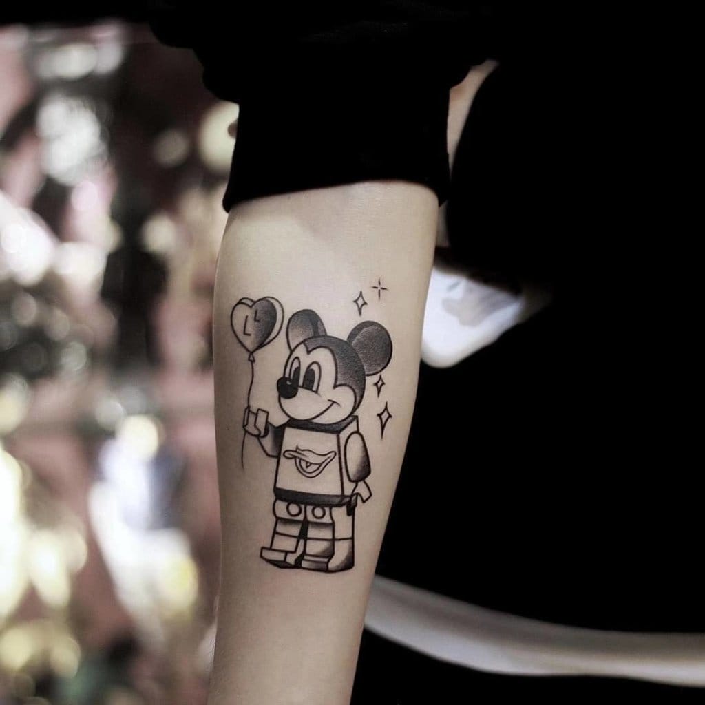 mickey mouse tattoo