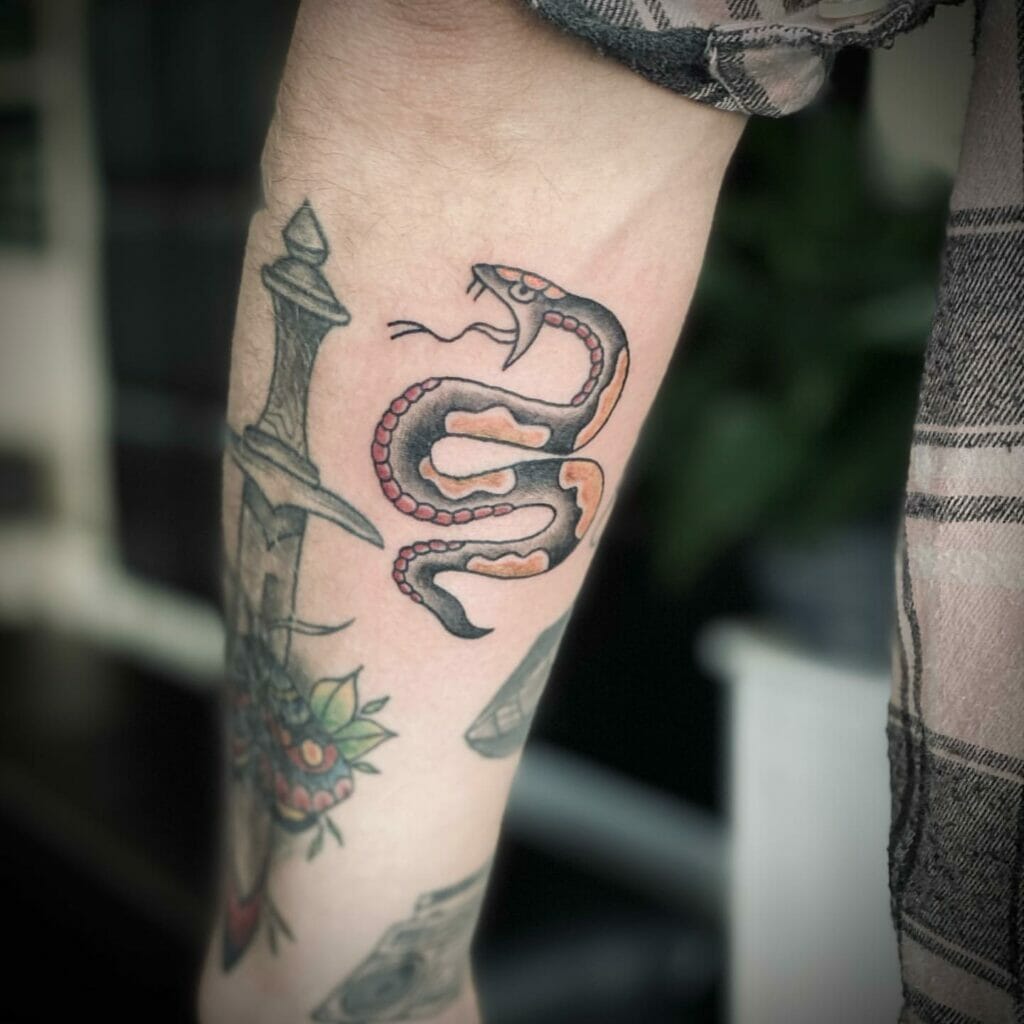 Snake Arm Tattoo