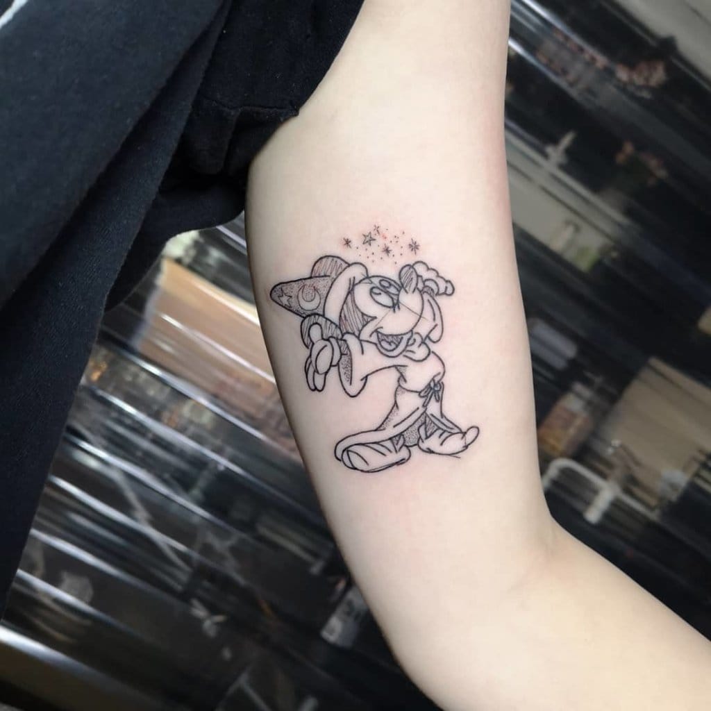 mickey mouse tattoo