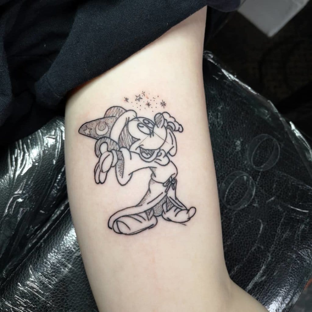 mickey mouse tattoo