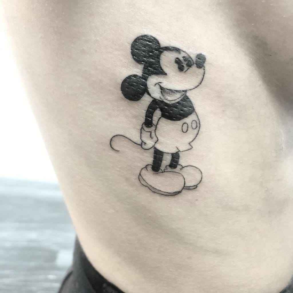 mickey mouse tattoo