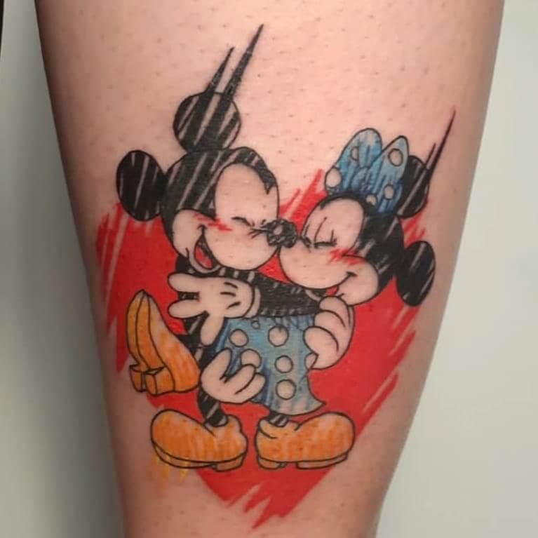 mickey mouse tattoo