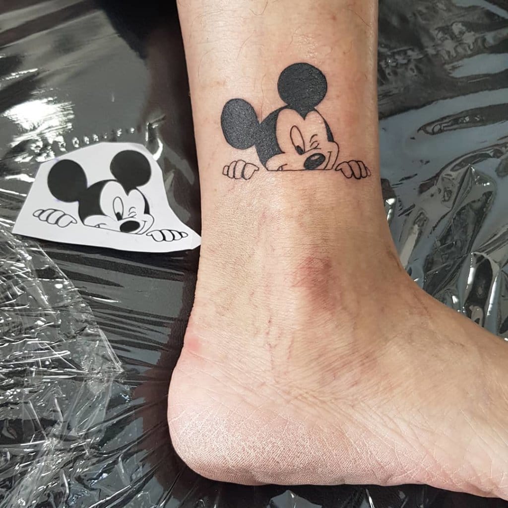 mickey mouse tattoo