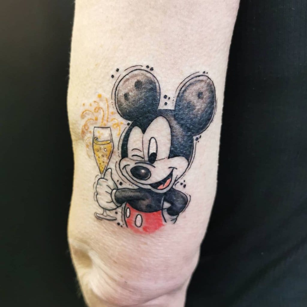 mickey mouse tattoo