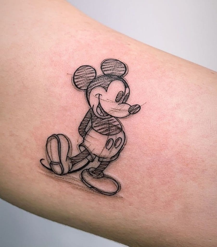 mickey mouse tattoo