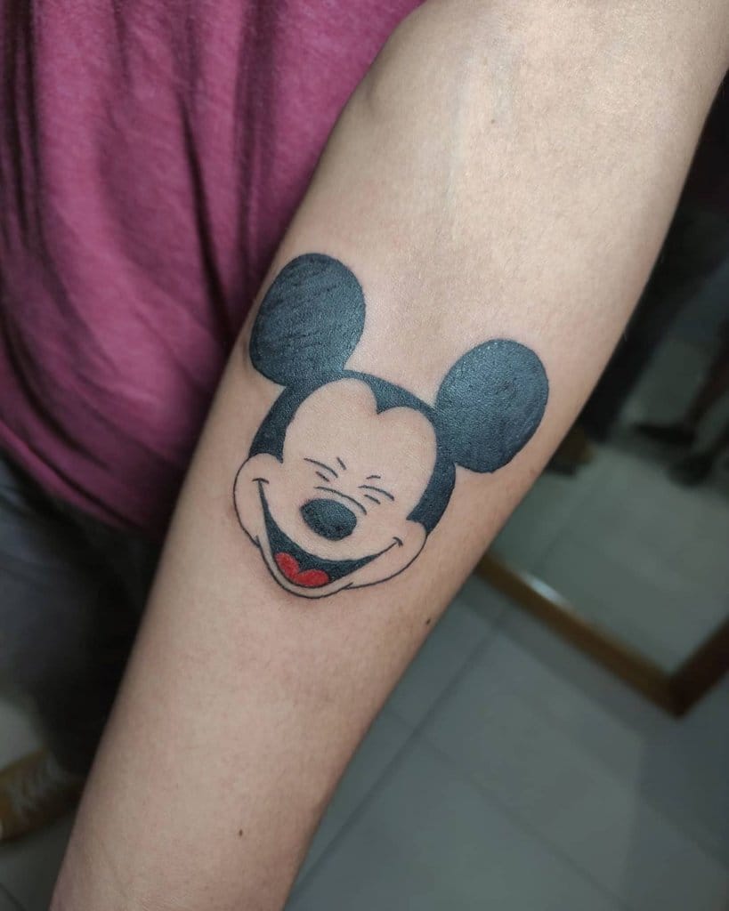 mickey mouse tattoo