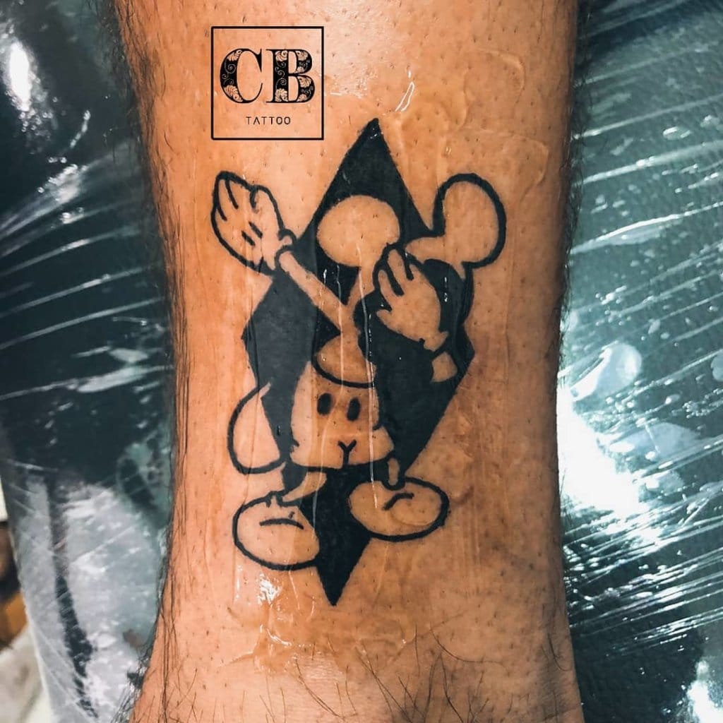 mickey mouse tattoo