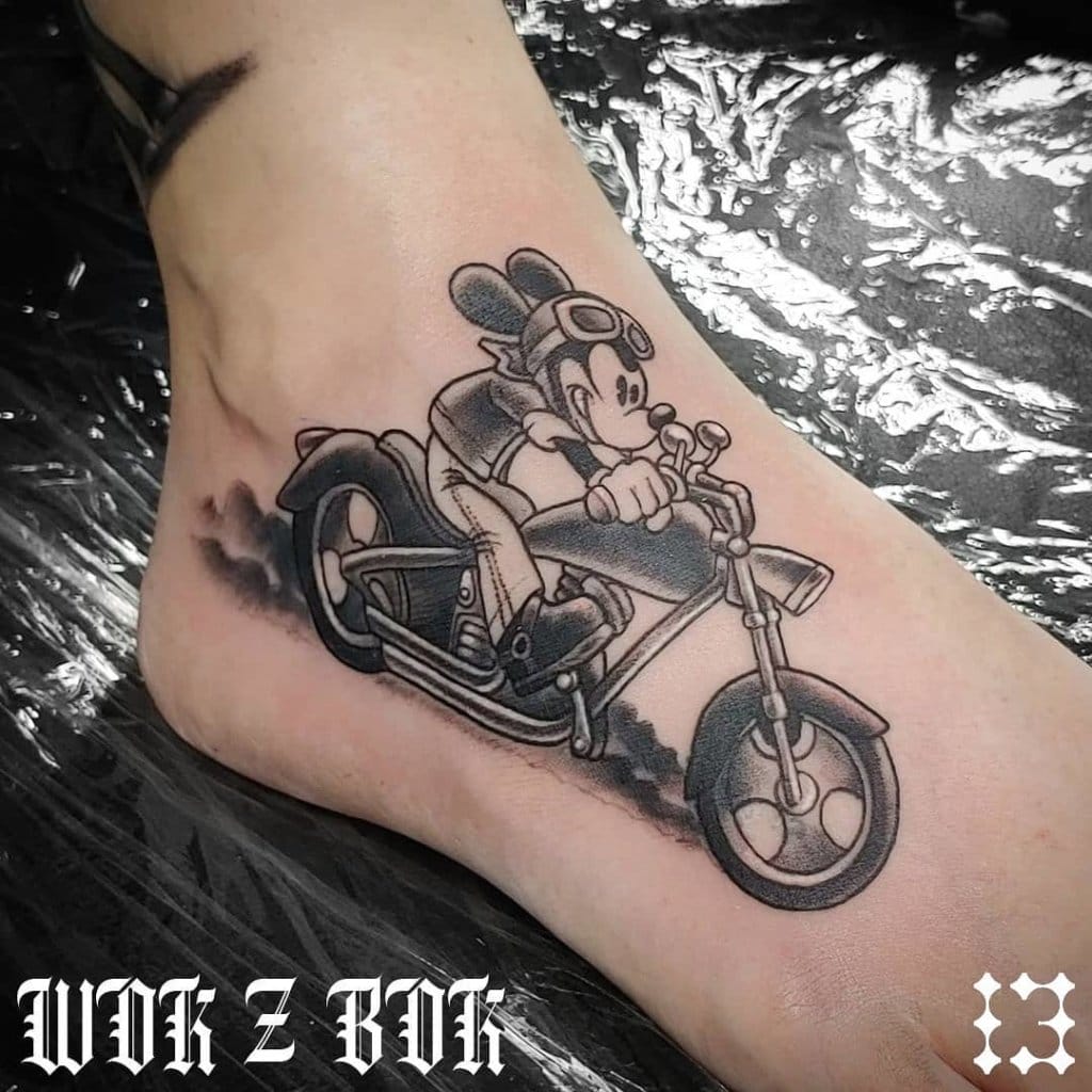 mickey mouse tattoo