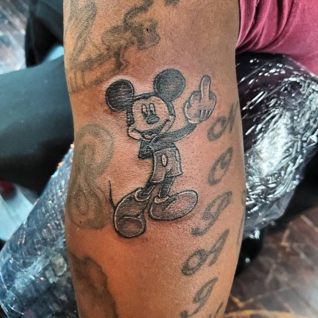 mickey mouse tattoo