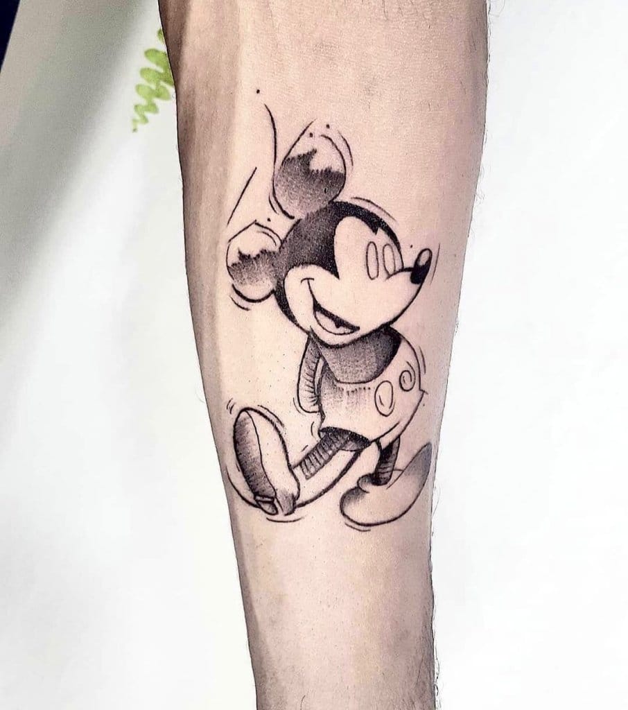 mickey mouse tattoo