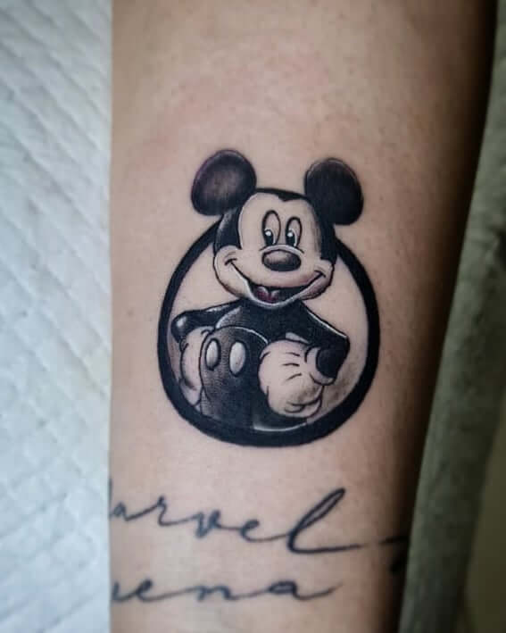 mickey mouse tattoo