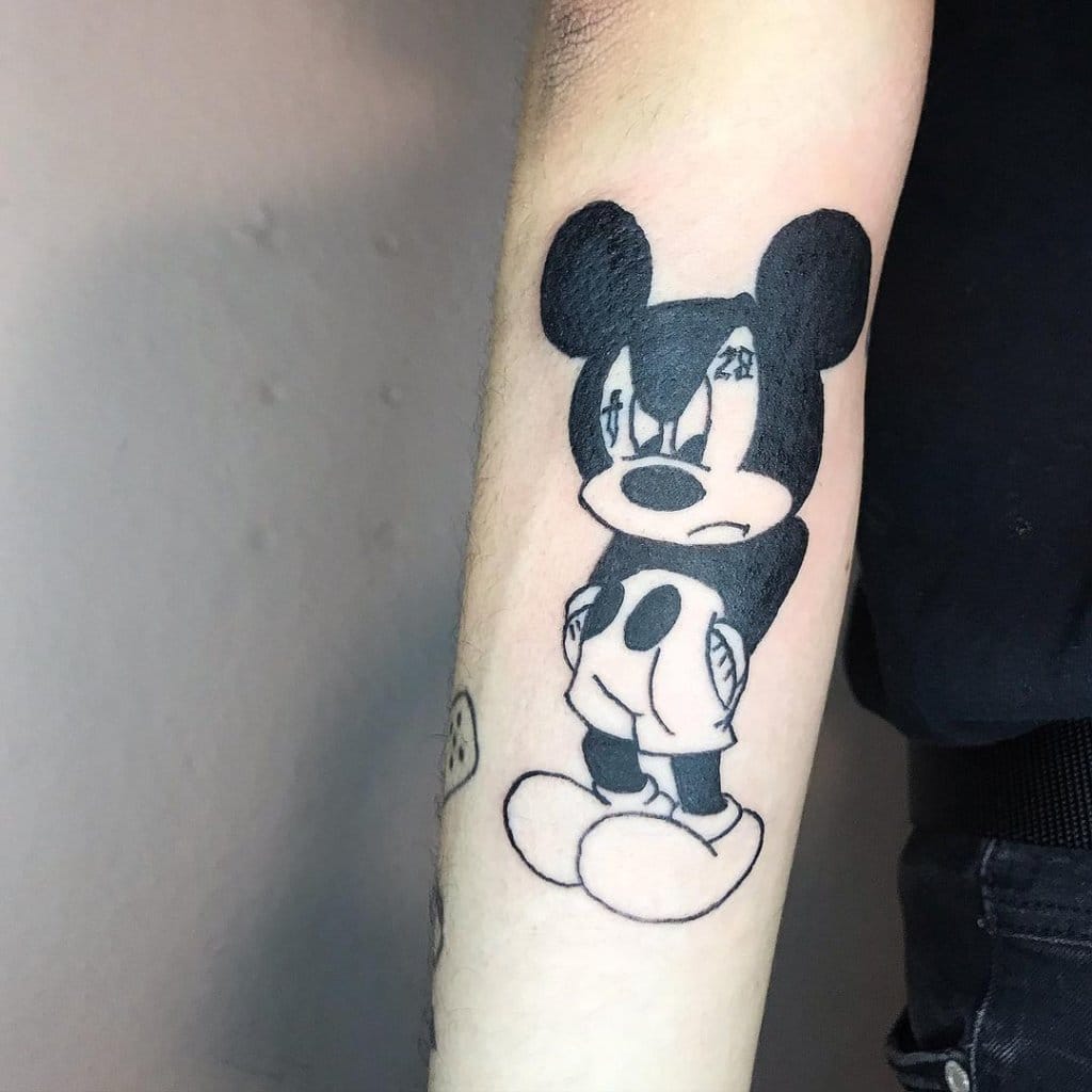 mickey mouse tattoo