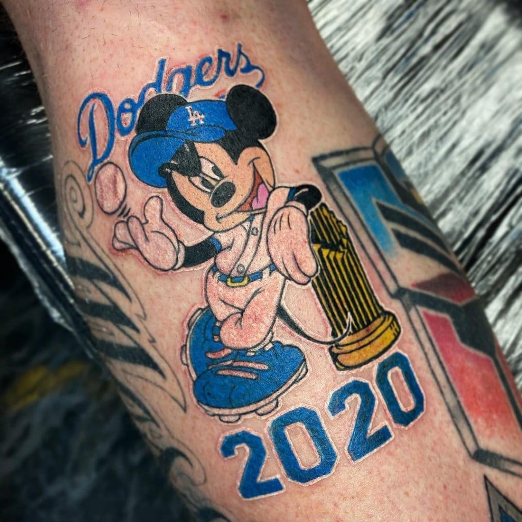 mickey mouse tattoo