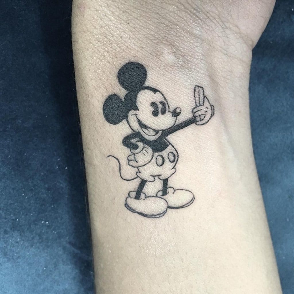 mickey mouse tattoo