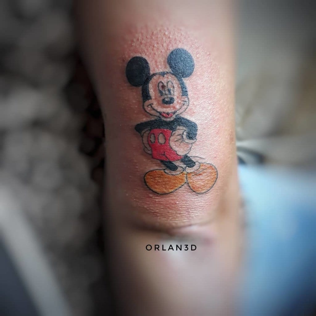 mickey mouse tattoo