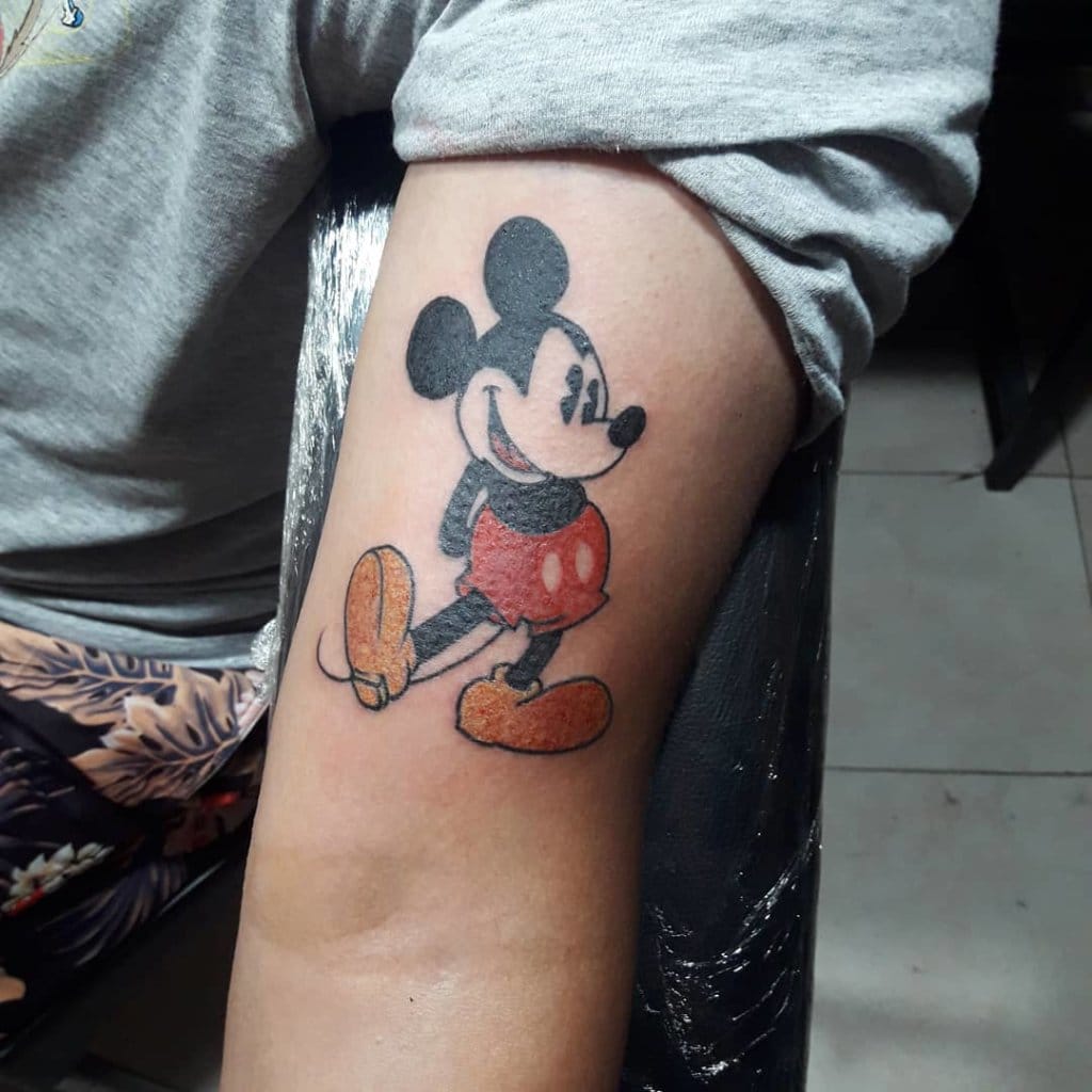 mickey mouse tattoo