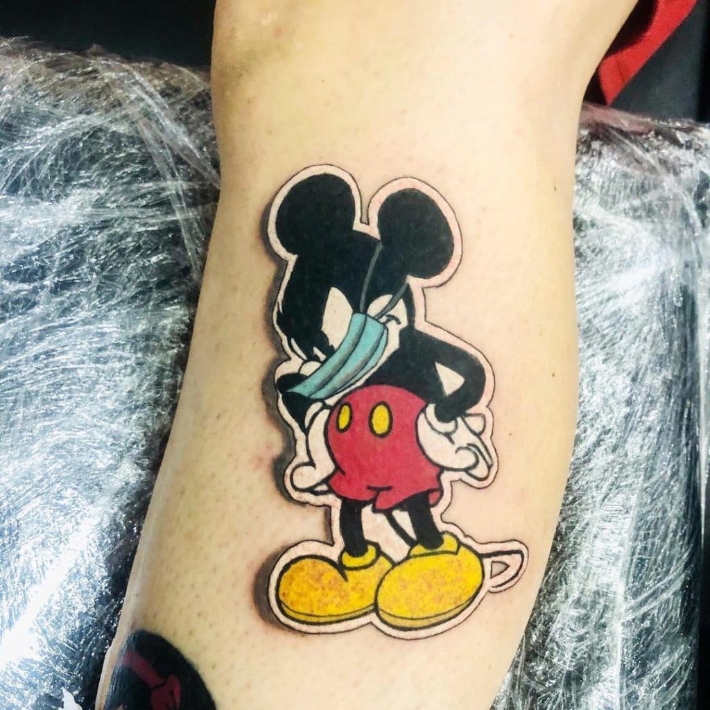 mickey mouse tattoo