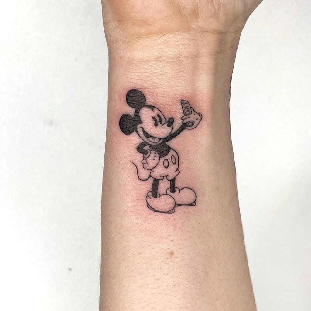 mickey mouse tattoo