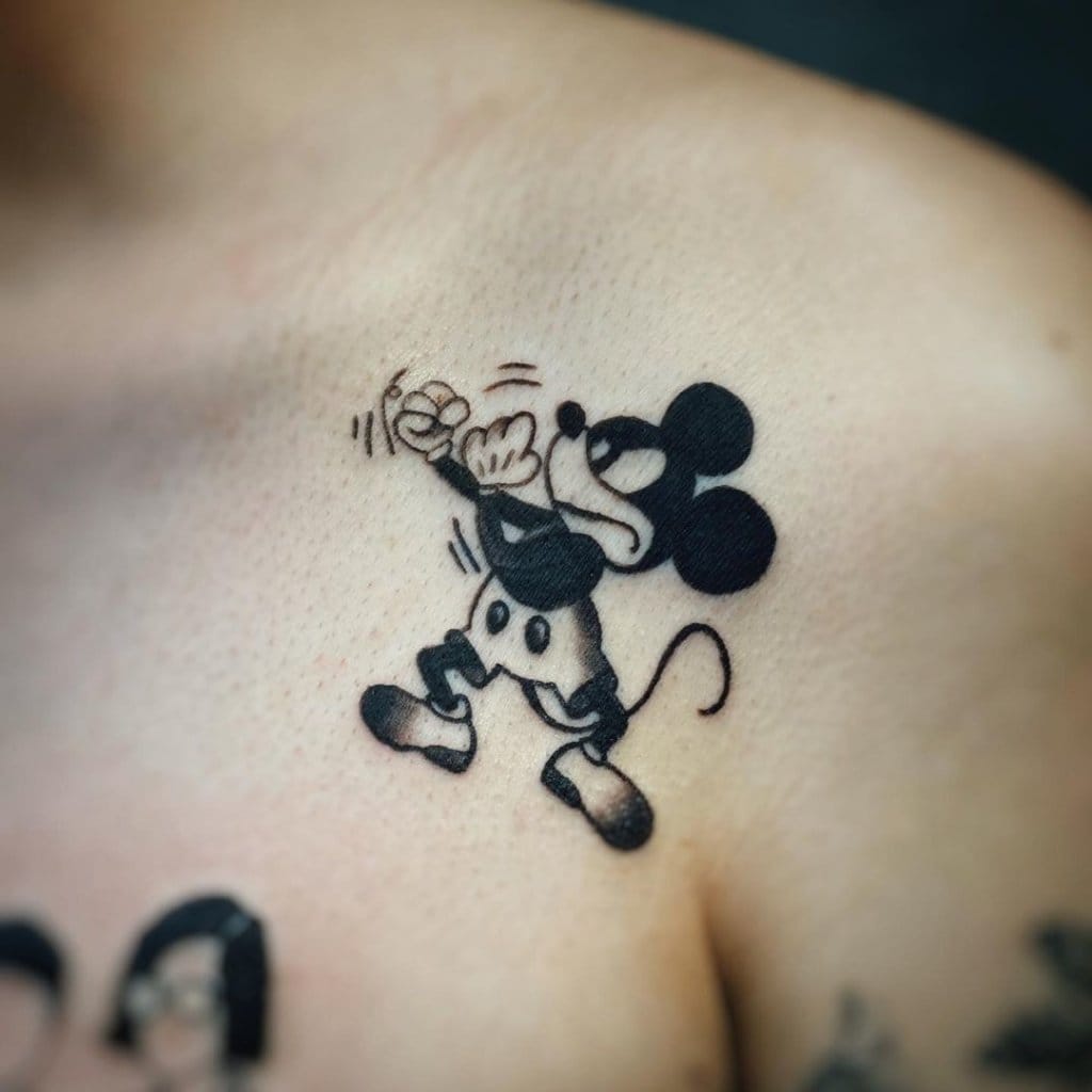 mickey mouse tattoo