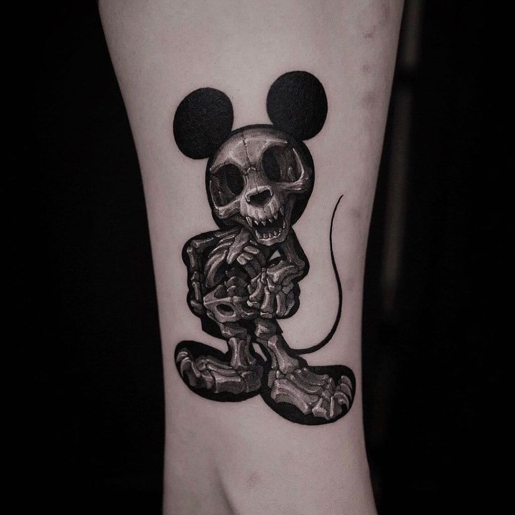 mickey mouse tattoo