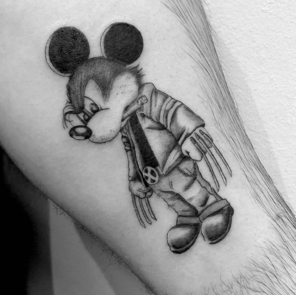 mickey mouse tattoo