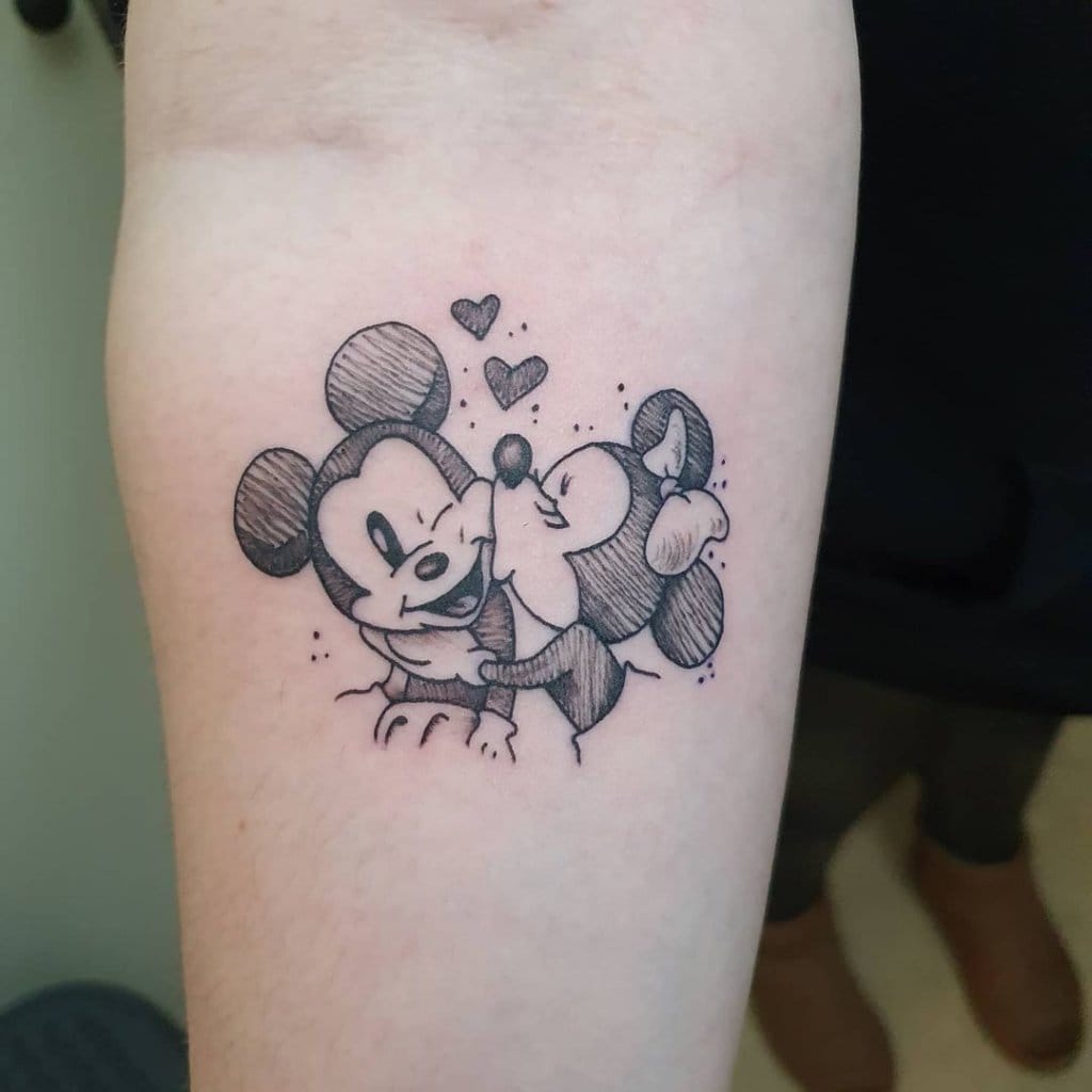 mickey mouse tattoo