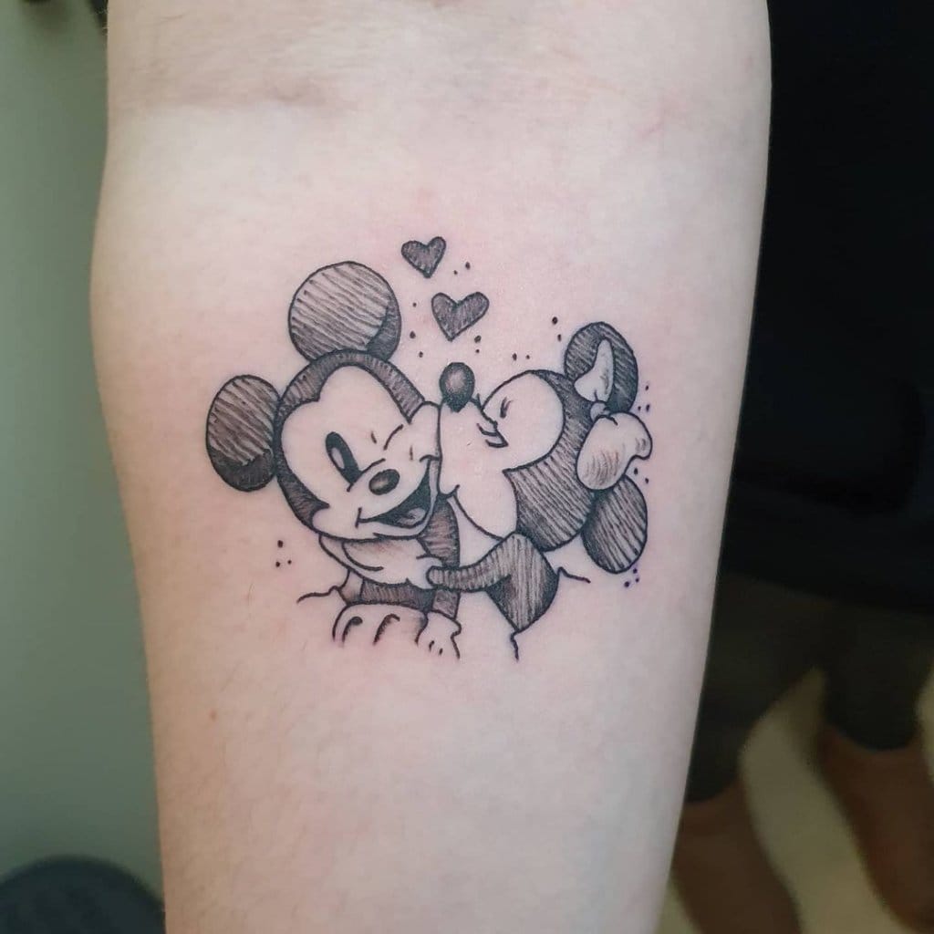 mickey mouse tattoo