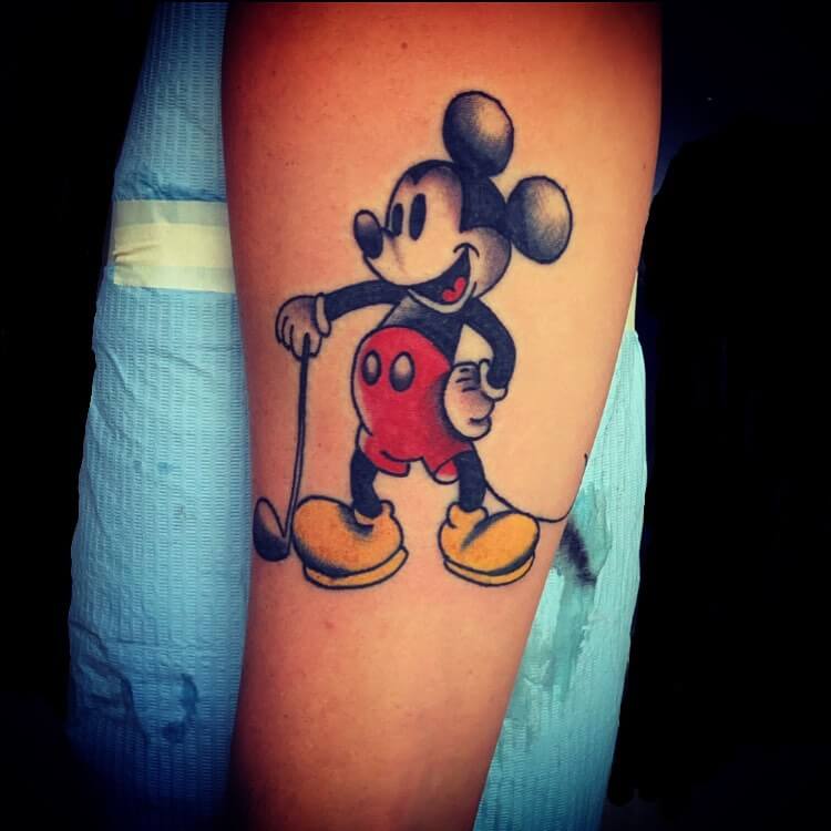 mickey mouse tattoo