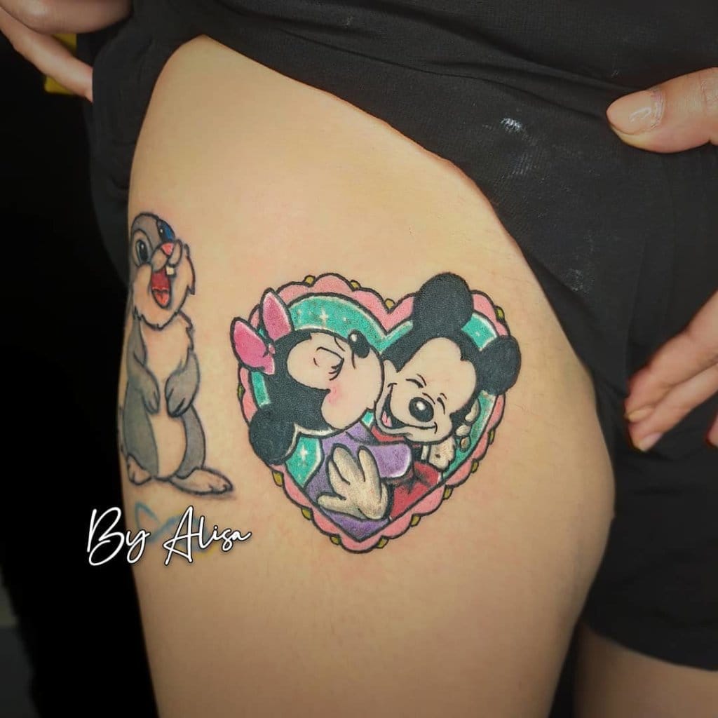 mickey mouse tattoo