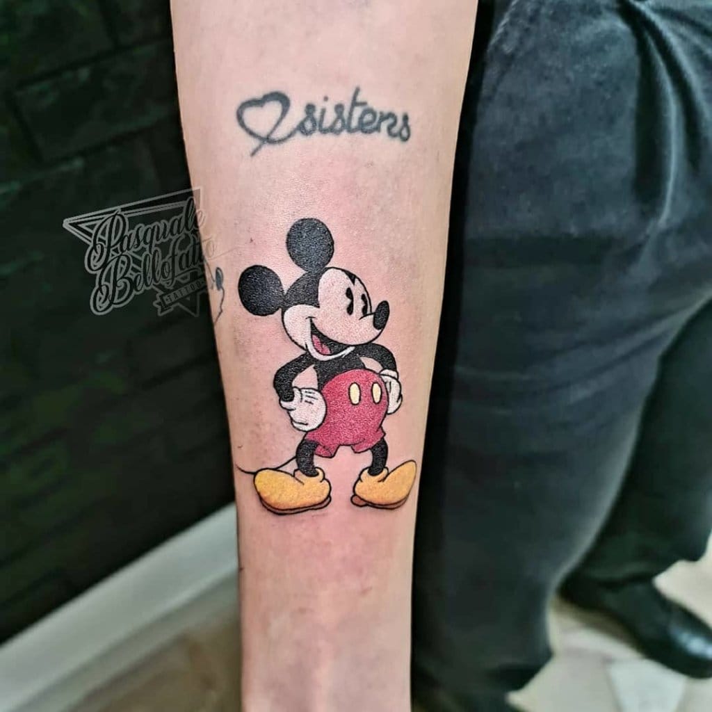 mickey mouse tattoo