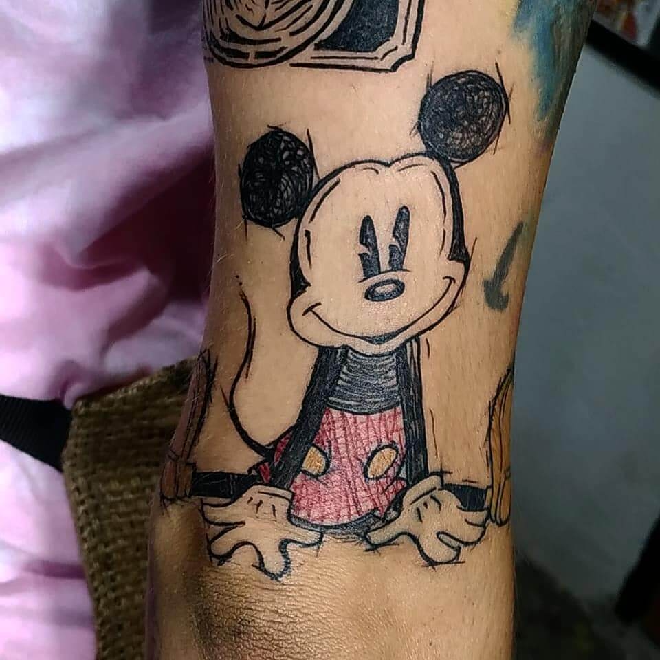 mickey mouse tattoo