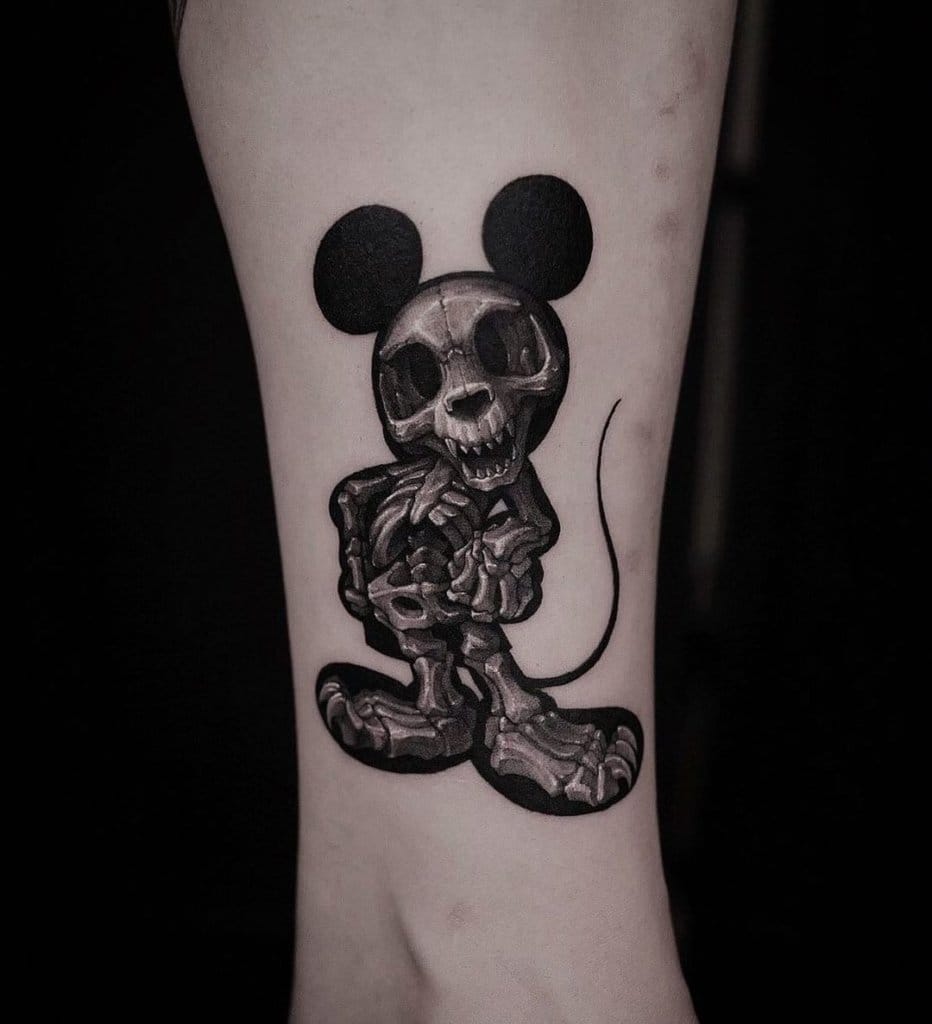 mickey mouse tattoo