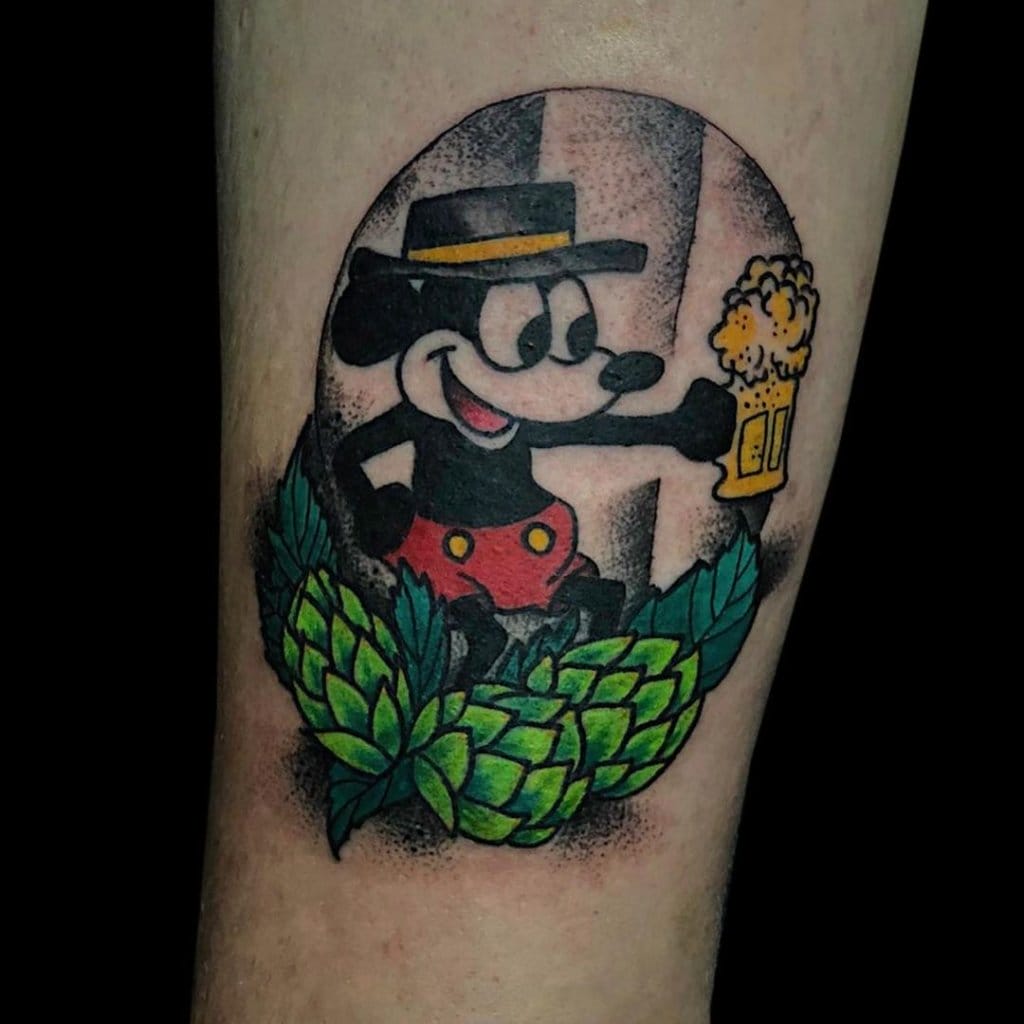 mickey mouse tattoo