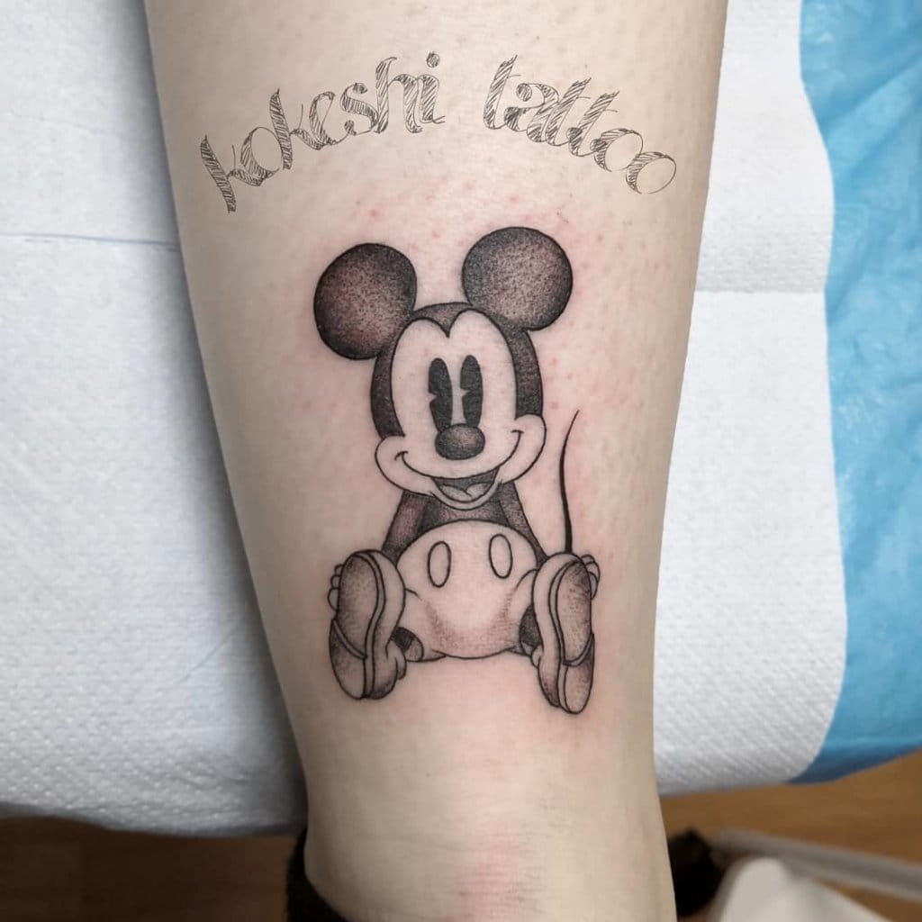 mickey mouse tattoo