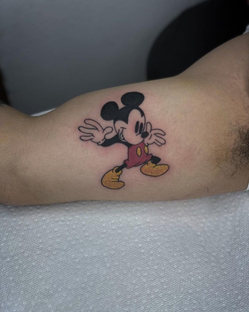 mickey mouse tattoo