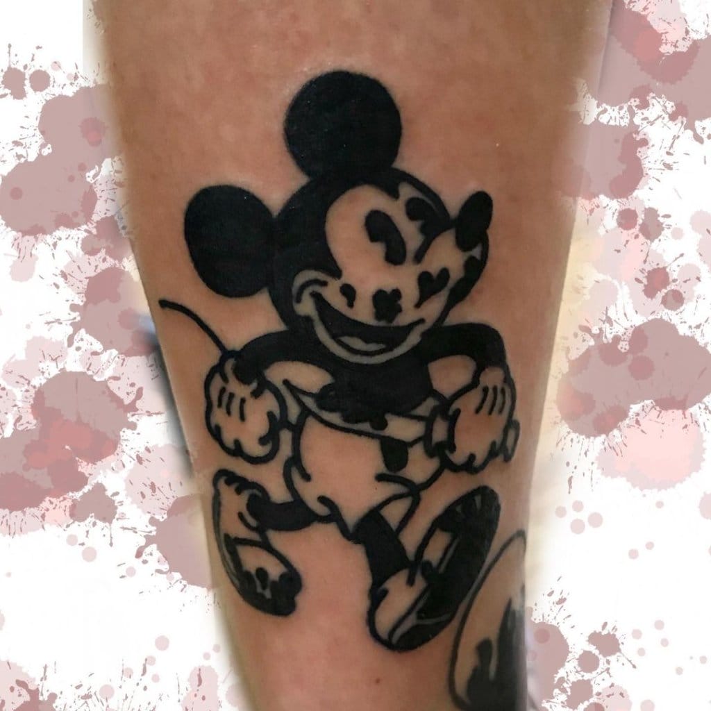 mickey mouse tattoo