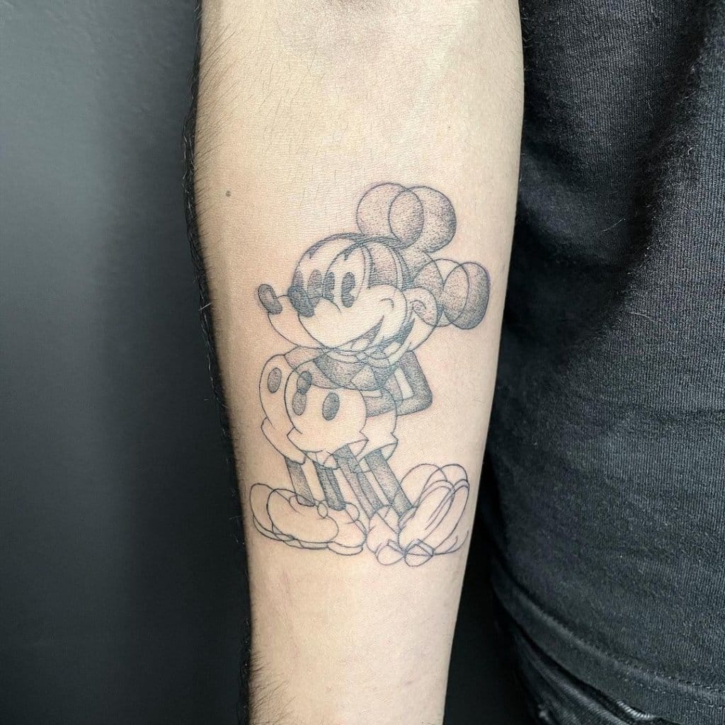 mickey mouse tattoo