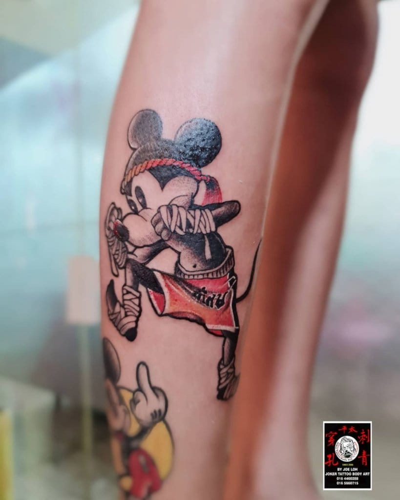 mickey mouse tattoo