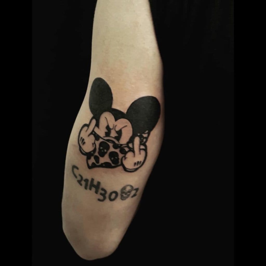 mickey mouse tattoo