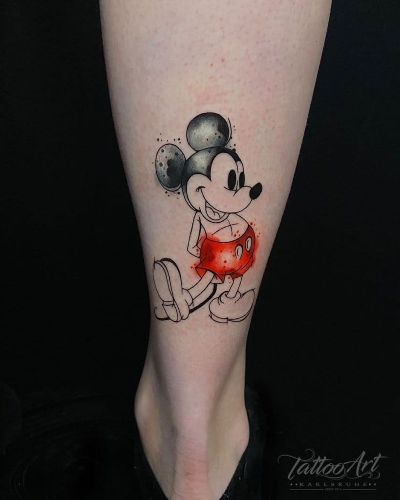 mickey mouse tattoo