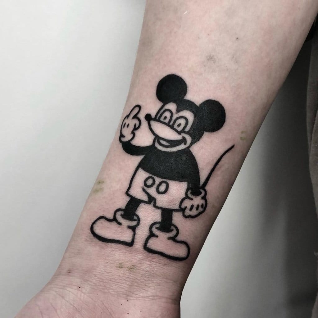 mickey mouse tattoo