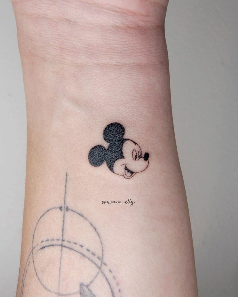 mickey mouse tattoo