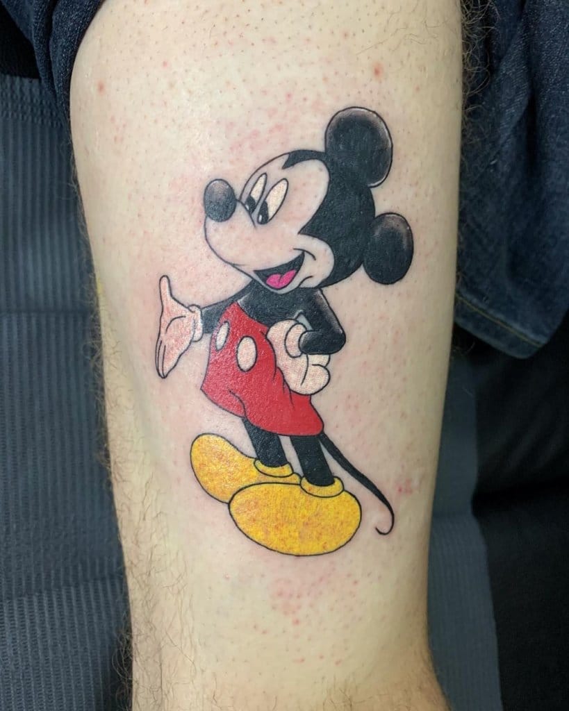 mickey mouse tattoo