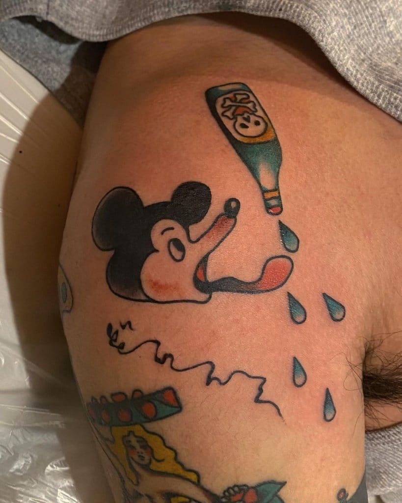 mickey mouse tattoo