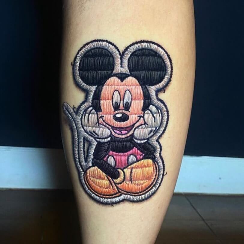 mickey mouse tattoo