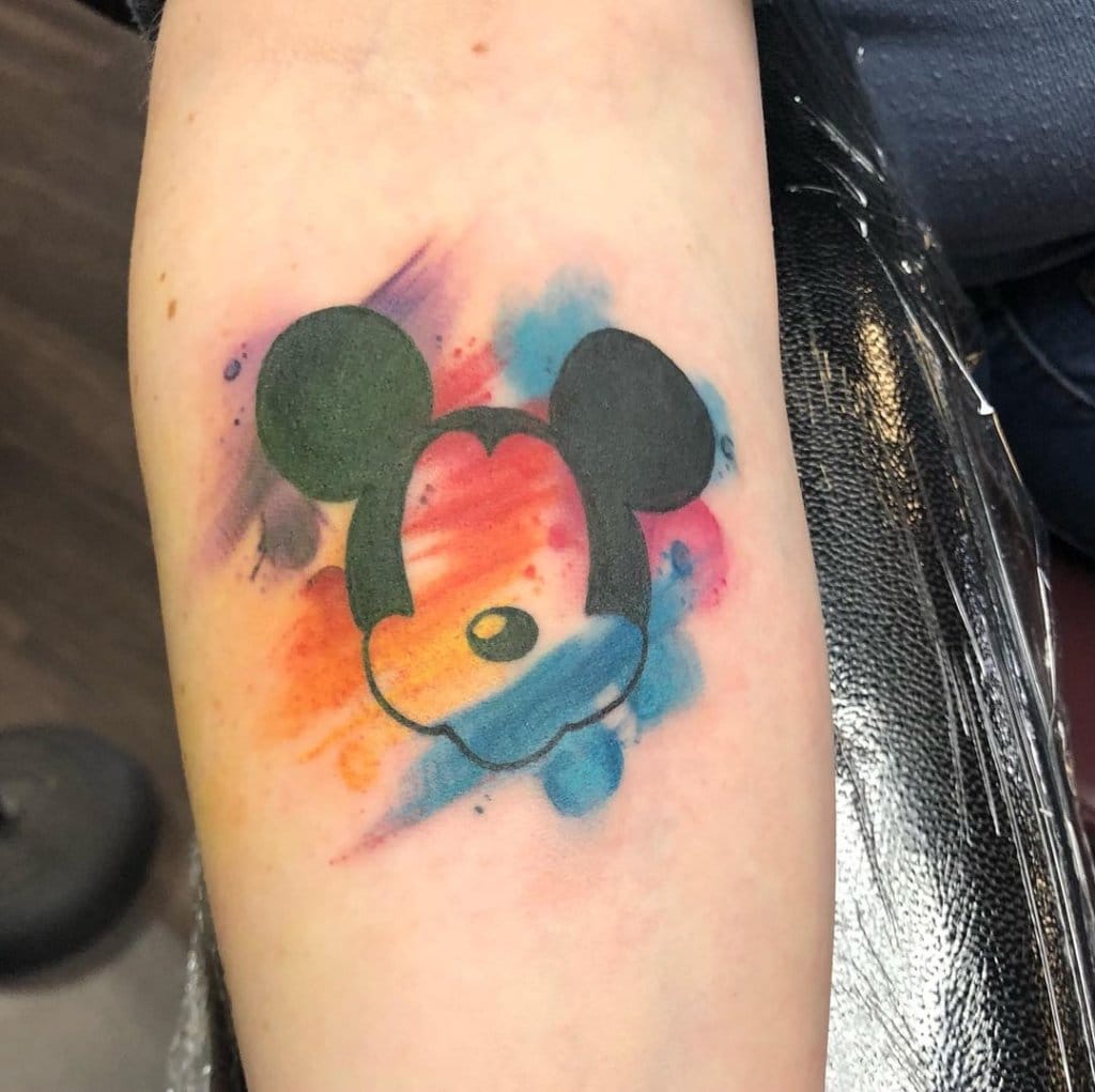 mickey mouse tattoo