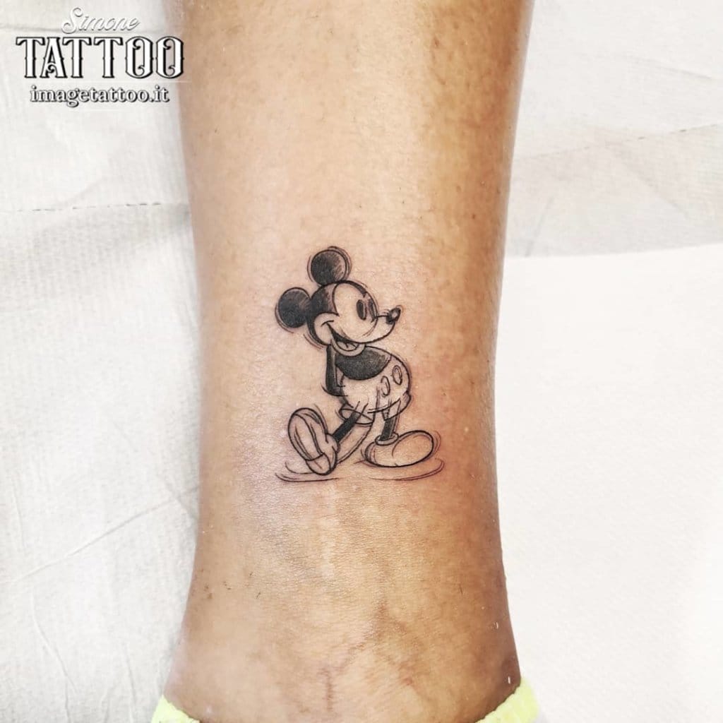 mickey mouse tattoo