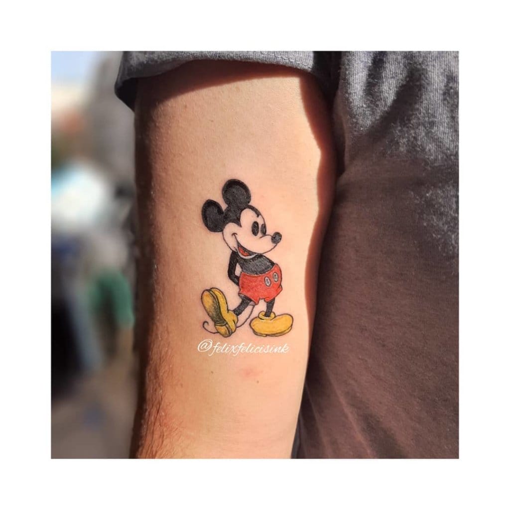 mickey mouse tattoo